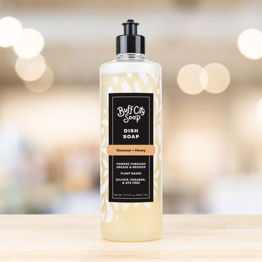 Oatmeal + Honey Dish Soap